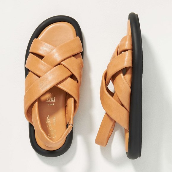 Seychelles Punchline Strappy Leather Sandal - Picture 1 of 4